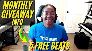 Monthly Giveaway Info| SEPTEMBER 2023 | 5 FREE BEATS