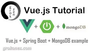 Spring Boot + Vue.js example | Spring Data MongoDB + RestApi CRUD