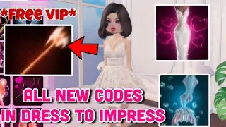 HOW TO GET ALL NEW CODES AND *FREE* VIP IN DRESS TO IMPRESS 🤫