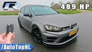 489HP VW GOLF R MK7 REVIEW on AUTOBAHN [NO SPEED LIMIT] by AutoTopNL