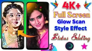 How To Create 4k+ Full Screen Glow Scan Tiles Effect Alight Motion 💯 Status Kaise BanayeTechnical 3G