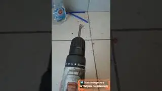 Увлекательный аттракцион, таракан на шуруповёрте!