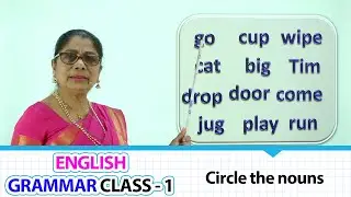 Circle the nouns | ENGLISH GRAMMAR CLASS - 1 | Learn Grammar for beginners Part-26