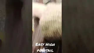 #highPonytail #easyhairstyle #backtoschool