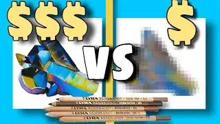 Cheap VS Expensive Coloured Pencils || Side By Side Comparison