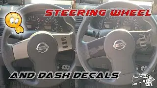 Nissan Xterra Steering Wheel, Shifter and Dash Decals !