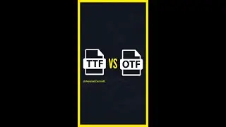 Difference between TTF & OTF font formats