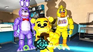 АНИМАТРОНИКИ В БАНКЕ DEATHRUN FNAF COOP ► Garrys Mod