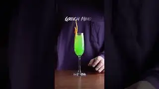 Новогодний коктейль ГРИНЧ МИМОЗА! | GRINCH MIMOSA cocktail