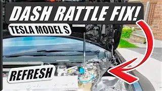 Super Easy Fix For Tesla Model S Refresh Dash Rattle