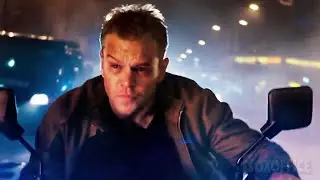 Motorcycle Chase During Riot | Jason Bourne | CLIP