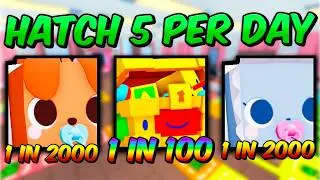 Hatch 10 Huges EVERYDAY With This Completely F2P Method (Pet Simulator 99)