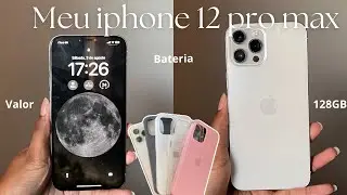 Tudo sobre meu iphone 12 pro max / bateria, câmera 2024 🩷