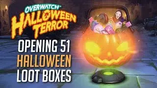 Opening 51 Overwatch Halloween Terror Loot Boxes