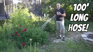 My experience with a lightweight 100' garden hose.