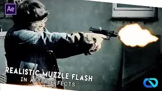 Realistic Muzzle Flash | After Effects Tutorial (Blowback, Muzzle Flash, Shell ejection, Lighting)