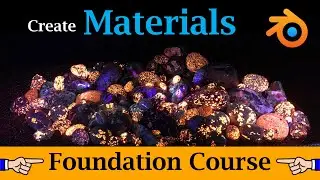 Blender: Class 7 | Working With Materials | Basics Of Shader Editor | Blender Foundation Course