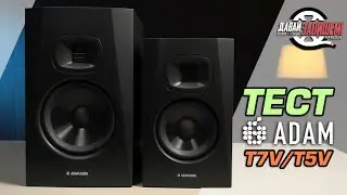 Студийные мониторы Adam T5V и ADAM T7V (сравниваем с YAMAHA HS5)