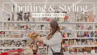 COME THRIFT WITH ME FOR FALL HOME DECOR | Fall thrift haul & home decor on a budget.