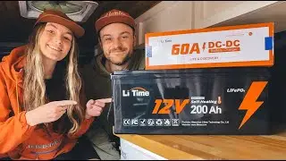 AGM vs Lithium Battery For Van Life | LiTime 12V 200Ah Plus Self-Heating LiFePO4 Battery