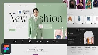 Website Design in  Figma | Fashion Ecommerce | Ui Ux Design