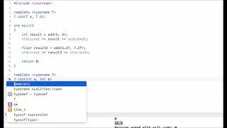 C++ Tutorial: Intro to Templates