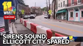 Sirens sound, but Ellicott City doesnt flood amid heavy rain