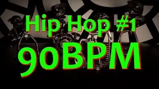 90 BPM - Hip Hop #1 - 4/4 Drum Beat - Drum Track