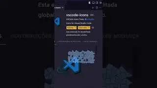 Extensões Úteis VSCode: VSCode-Icons