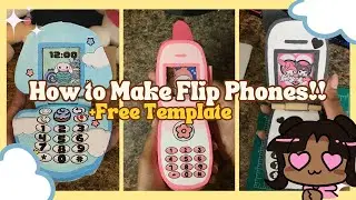 ⭐️How To Make A Cardboard Flip Phone ( The Basics) |#cardboardcraft | ⭐️