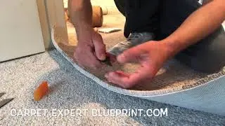 DIY CARPET SEAM/ STEP BY STEP CARPET HACK