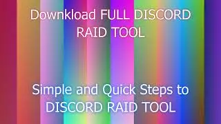 How To Download & Install DISCORD RAID TOOL On PC