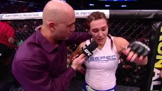 UFC 184: Cat Zingano Octagon Interview