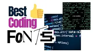 Best Font For VS Code 😁! Best Programming Fonts! Best font for Coding! Best Font for your terminals!