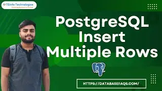 How to insert more than one rows in PostgreSQL | Insert Multiple rows in PostgreSQL