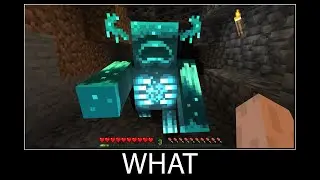 Minecraft wait what meme part 79 realistic minecraft warden