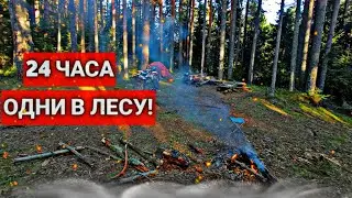 🔥ОСТАЛИСЬ НА НОЧЬ, ОДНИ В ЛЕСУ! ЧТО СЛУЧИЛОСЬ!? | ВЛОГ |🌳