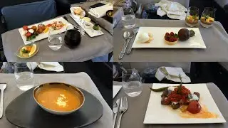 Turkish Airlines Lunch Service Onboard Business Class #2 (IST-ORD)