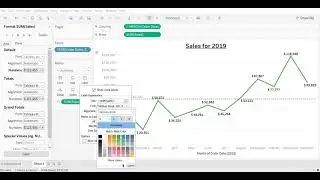 Customizing a chart in Tableau