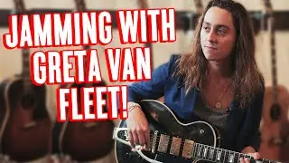 Rockin' Out with @GretaVanFleet at Carter Vintage Guitars