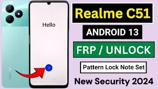 Realme C51 Frp Bypass Android 13 Without PC | Realme (RMX3830) Google Account Bypass