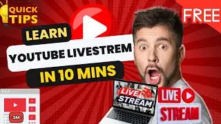 How to Live Stream to YouTube with OBS Studio 2024 | How to Livestream on YouTube