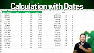 How to Calculate Age in Excel, Difference Between Date, Years, Months, Days | Datedif