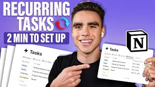 Recurring tasks in Notion (in minutes)