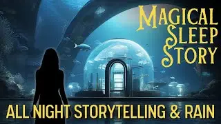 JOURNEY TO EUROPA Bedtime Story for Grown Ups | Storytelling & Rain | Black Screen