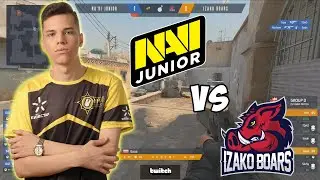 ПЕРВАЯ HLTV ИГРА NAVI JUNIOR ЗА ПОСЛЕДНЕЕ ВРЕМЯ | NAVI JUNIOR VS IZAKO BOARS