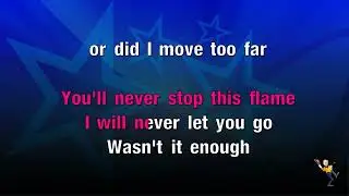 Stop This Flame - Celeste (KARAOKE)