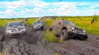 ПСИХАНУЛИ  НА ОФФРОУД! MITSUBISHI PAJERO, JEEP, SUZUKI, HOVER, NISSAN, УАЗ, НИВА! КУРСК!