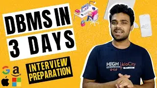 DBMS Roadmap for Placements | Complete DBMS in just 3 Days | All resources 