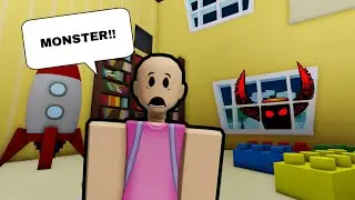 Roblox Daycare Story! 😨 There is a MONSTER?!